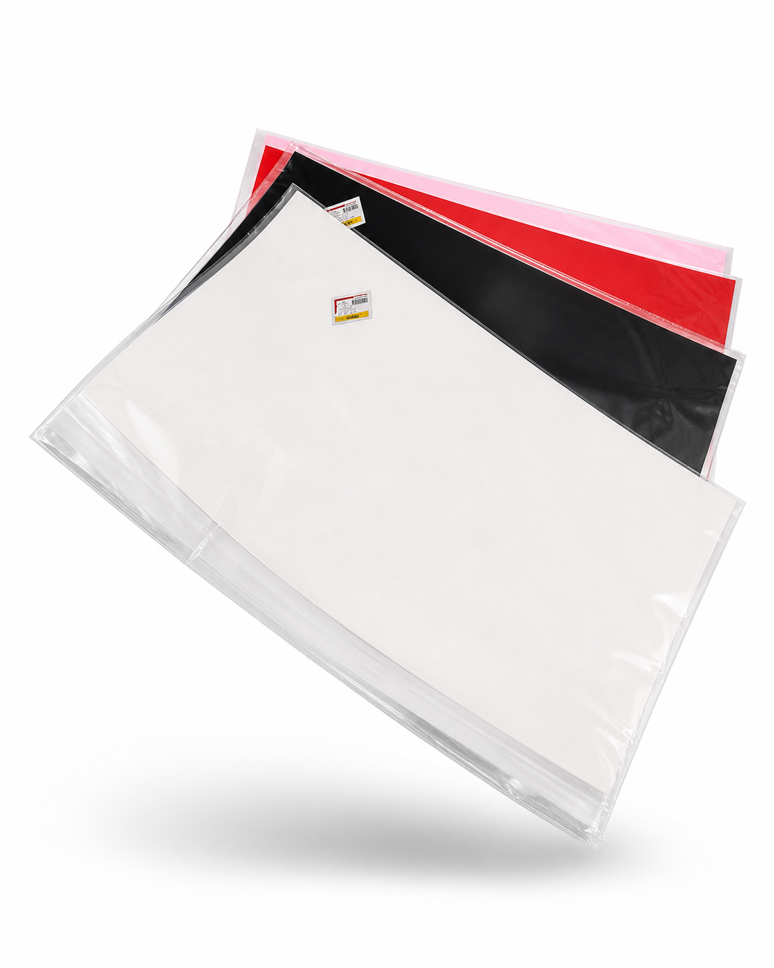 Papier Cadeau Uni Brillant Couleurs Assorties