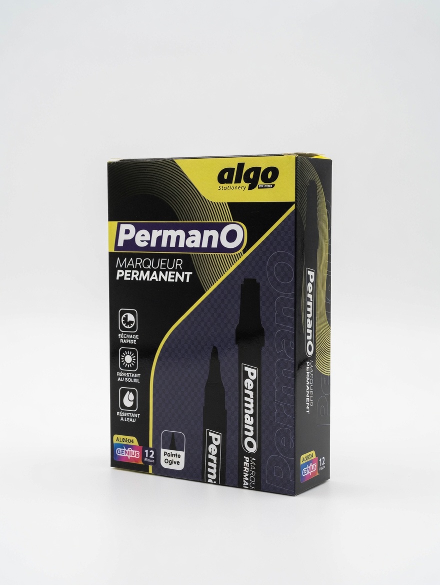 Marqueur Permanent Noir PermanO
