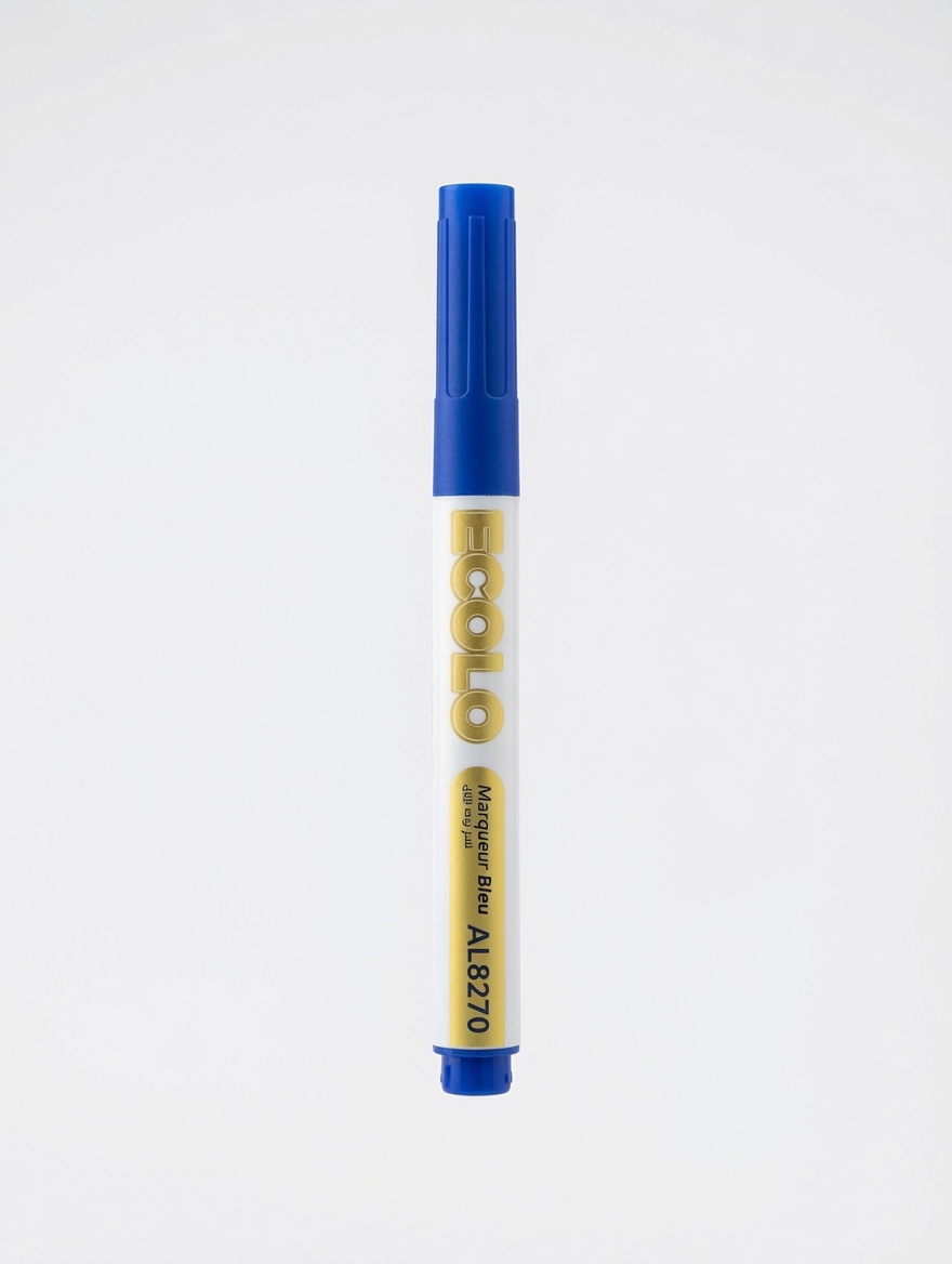 Marqueur Bleu Ecolo pour Tableau Blanc et Ardoise 