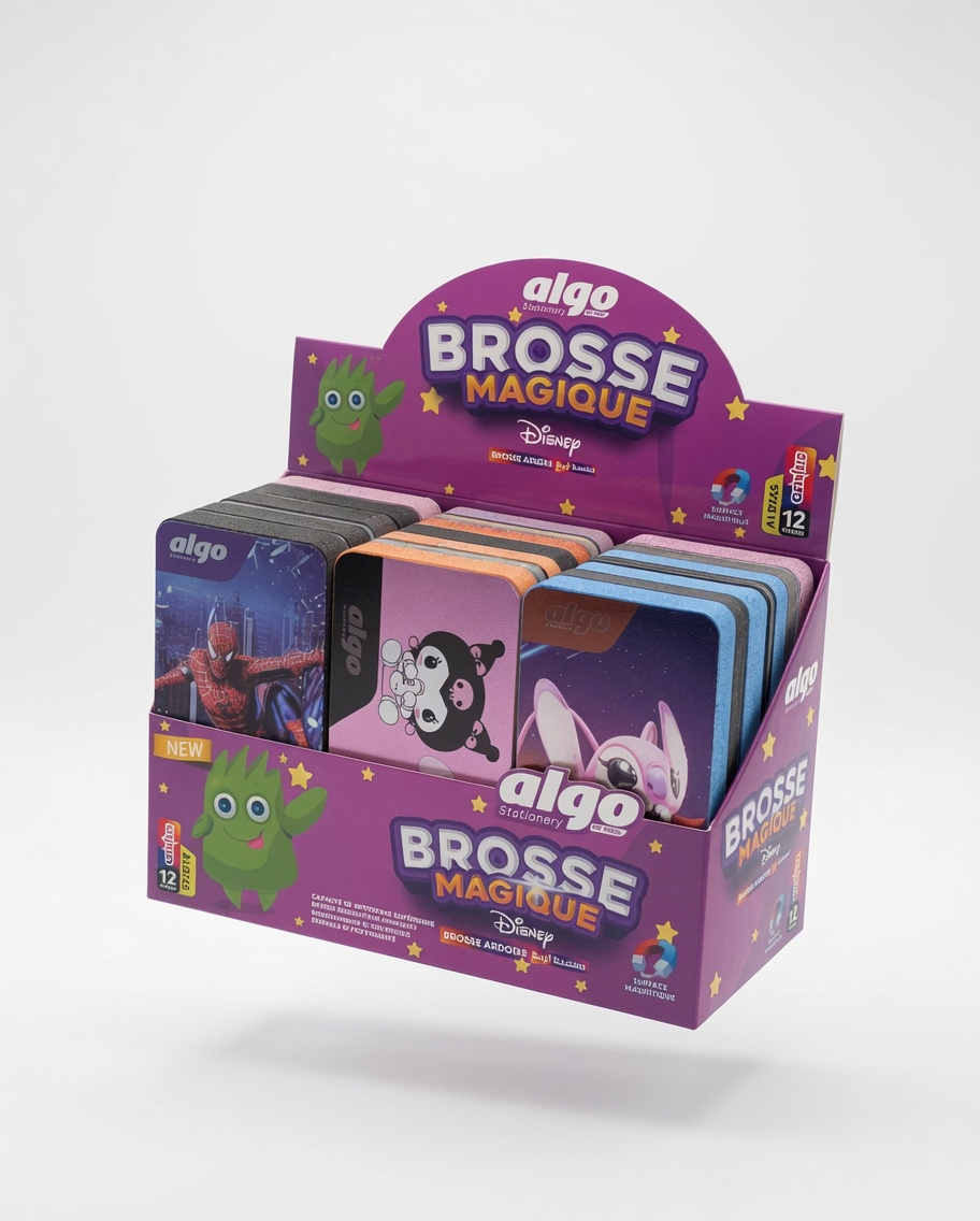 Brosse Magnétique pour Ardoise Motifs Disney