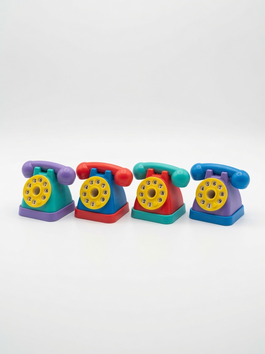 Taille-Crayon Téléphone Rétro Algo | Fournitures Scolaires Fantaisie