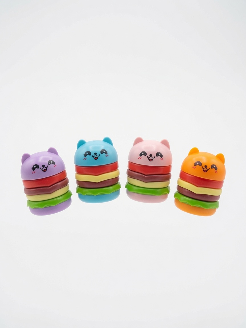 Gomme Taille-Crayon Burger Chat Algo | Fournitures Fantaisie
