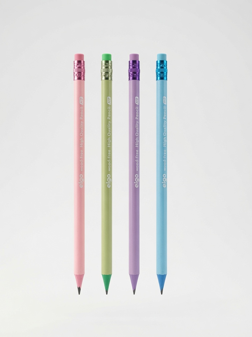 Crayons à Papier Pastel HB Algo | Boîte de 48 Pièces Triangulaires
