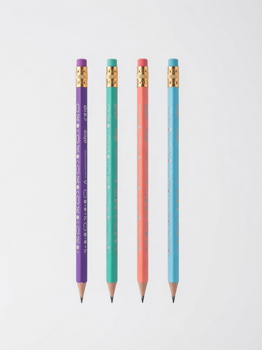 Crayons à Papier Crio HB Algo | Boîte de 48 Pièces Triangulaires