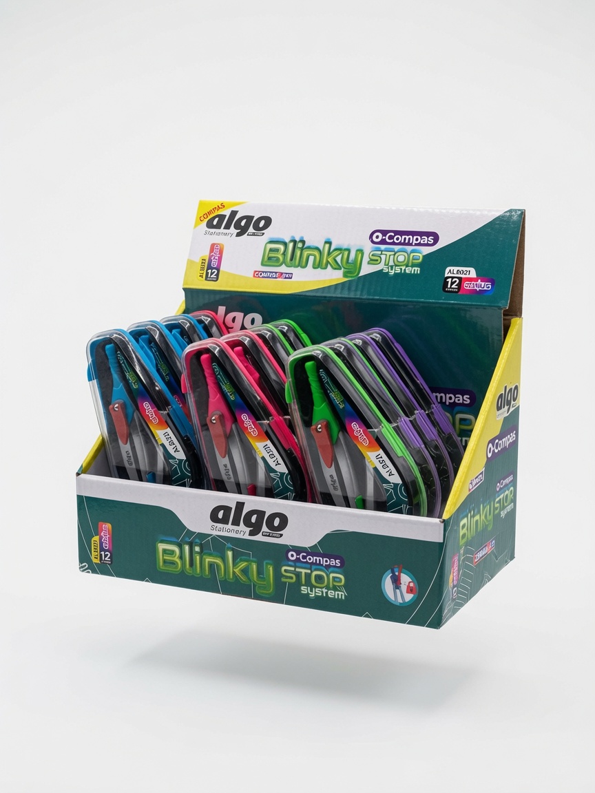 Compas Blinky Stop System Algo | Boîte de 12 Pièces