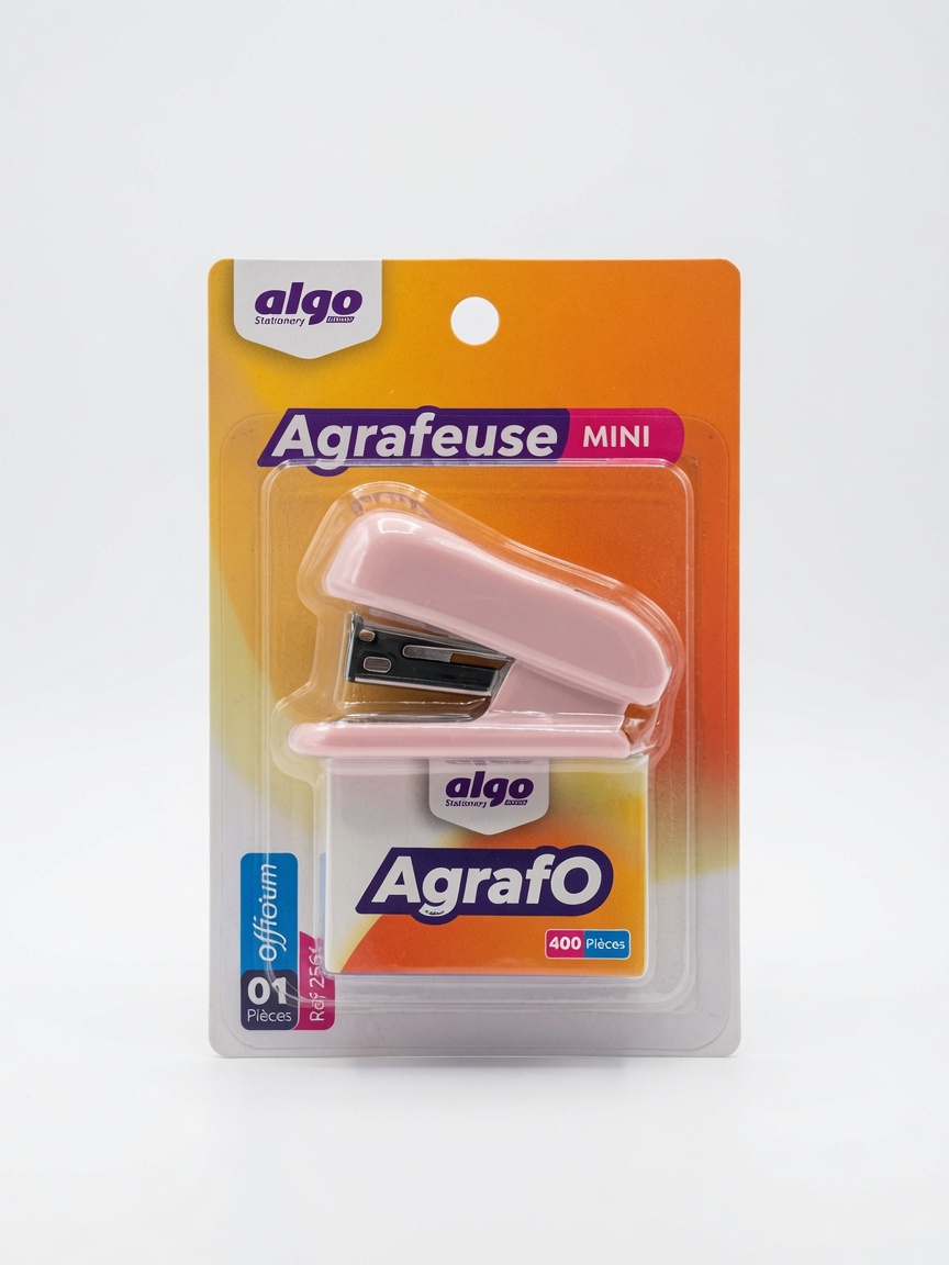 Mini Agrafeuse avec 400 Agrafes | Fournitures de Bureau