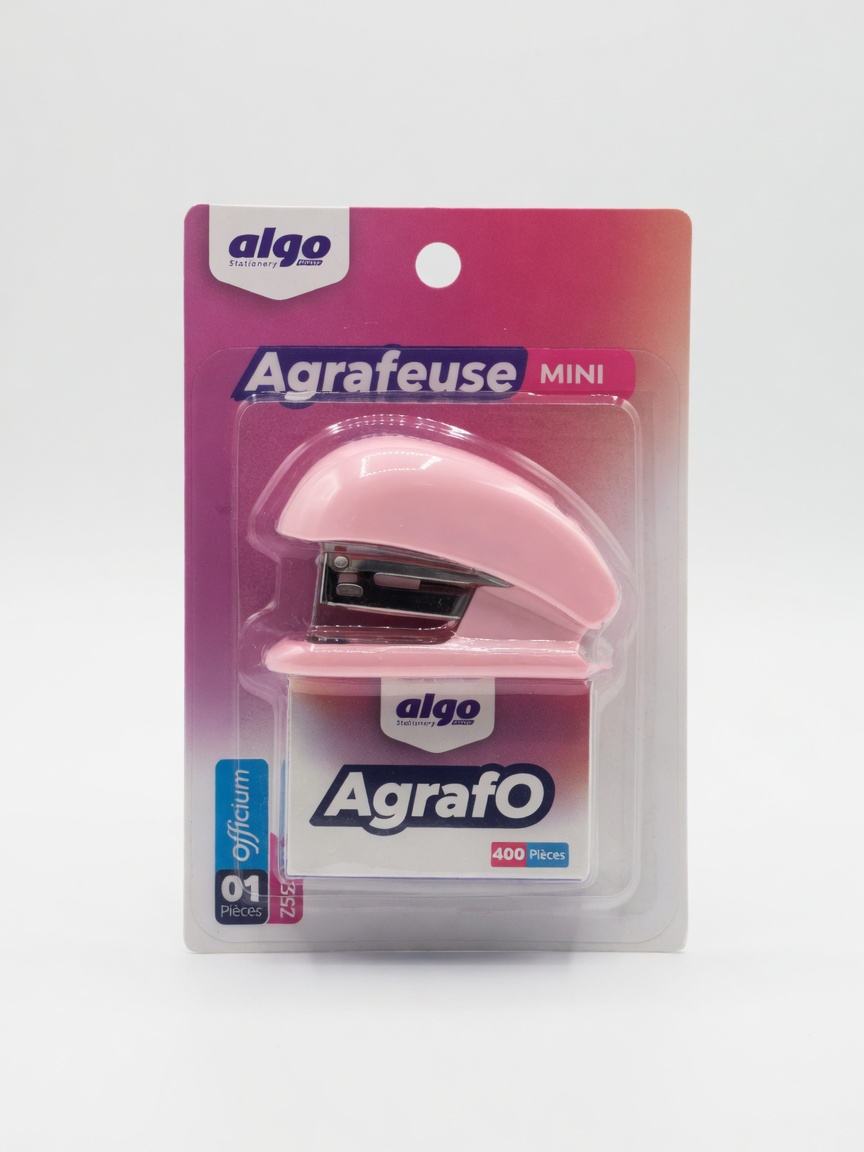 Mini Agrafeuse avec 400 Agrafes | Fournitures de Bureau