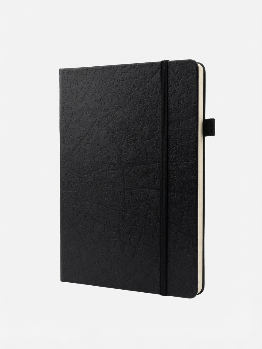 Carnet de Notes à Motif Veiné Algo | Agenda et Bloc-Notes Élastique
