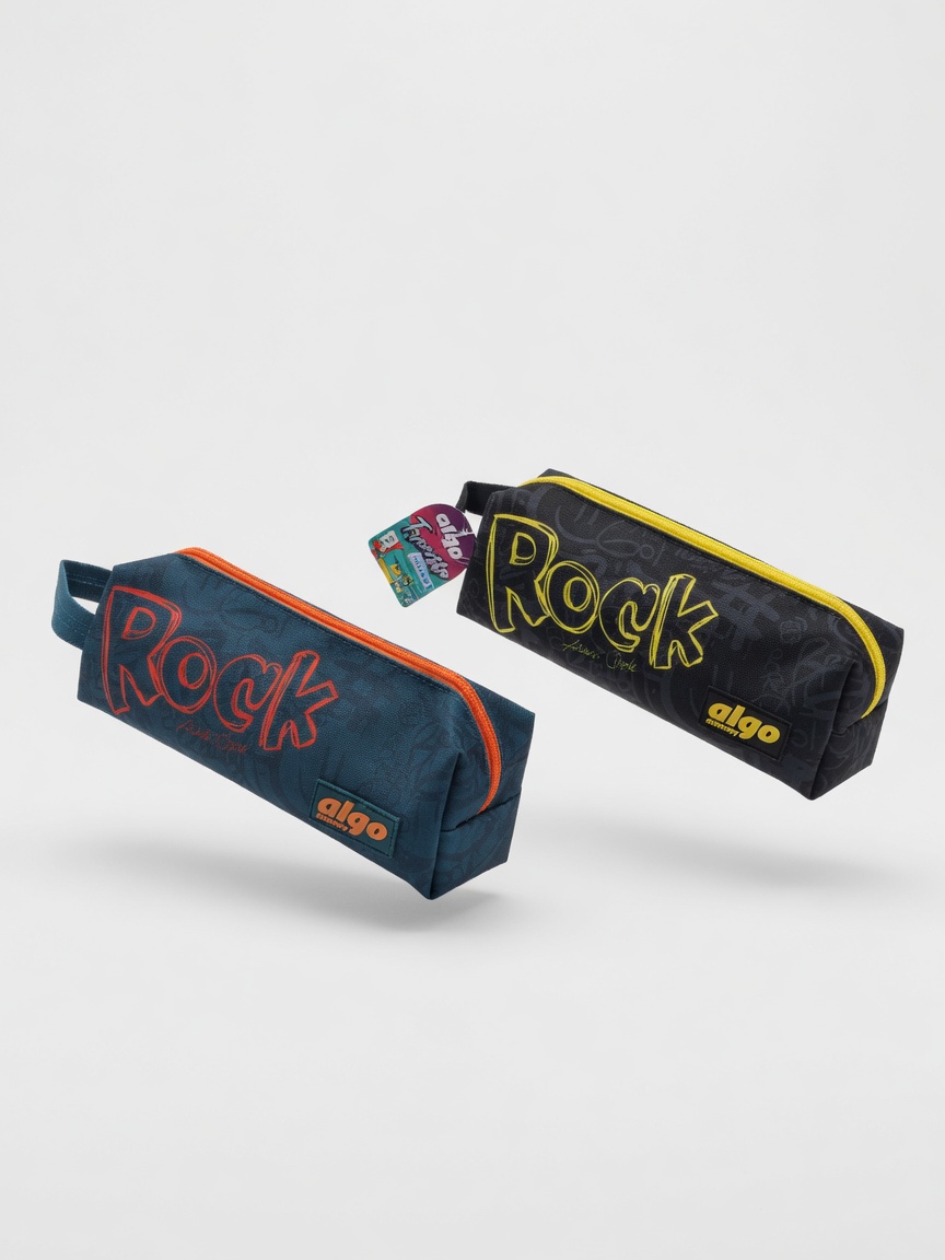 Trousse Scolaire Rock Algo | Trousse à Crayons Style Graffiti pour l'École