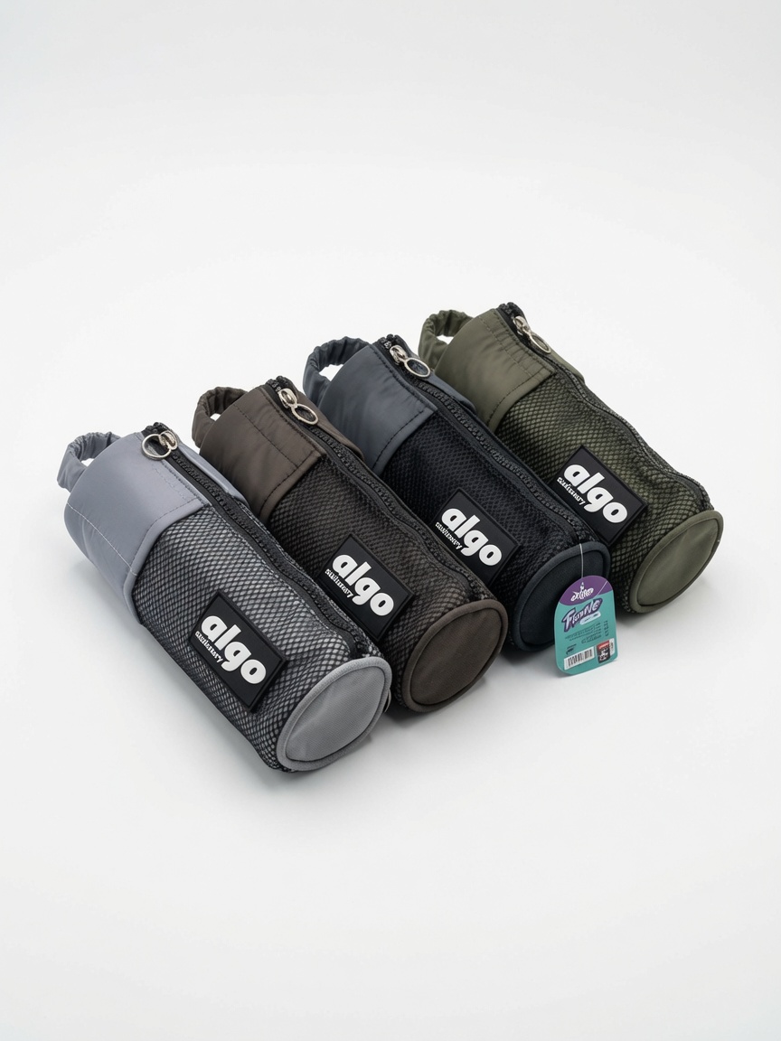 Trousse Scolaire Cylindrique Bimatière Algo | Trousse Style Urbain