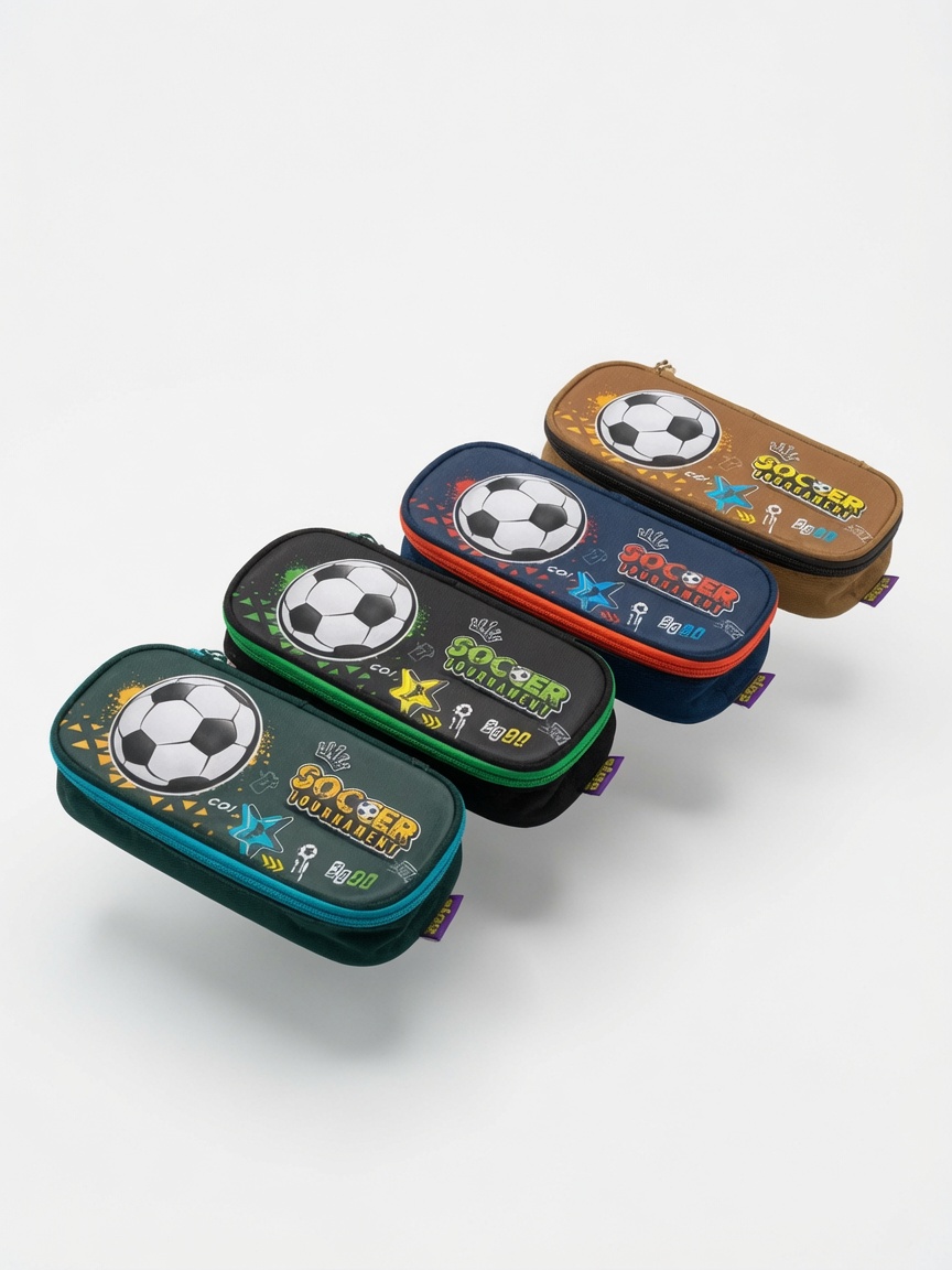 Trousse Scolaire Football Algo | Trousse Soccer Tournament pour Garçon