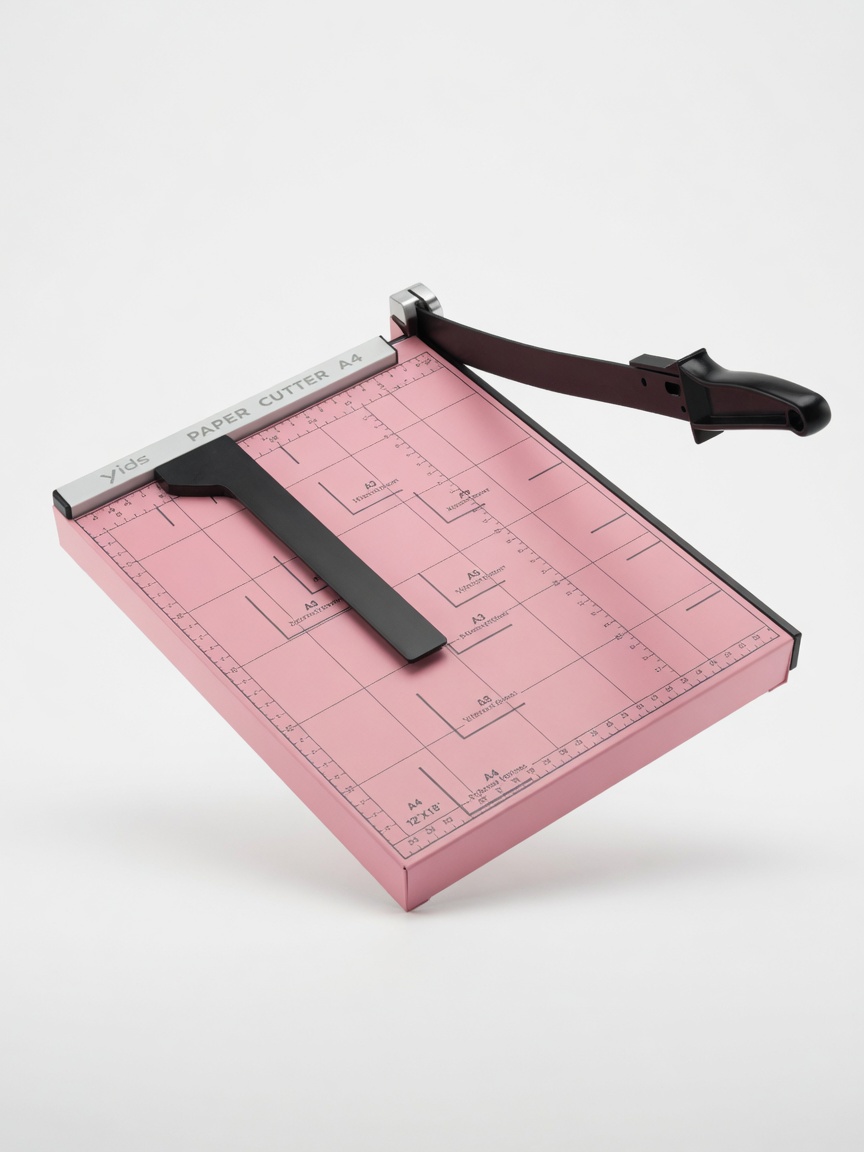 Massicot Professionnel A4 de Bureau | Coupe-Papier de Précision Pastel