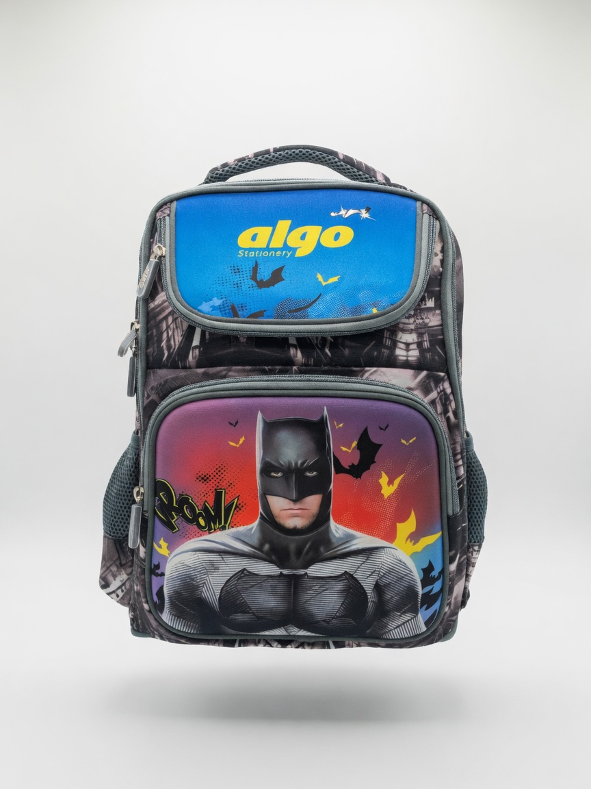 Sac à Dos Scolaire Imprimé Algo Stationery | Cartable Ergonomique à Thèmes Tendances