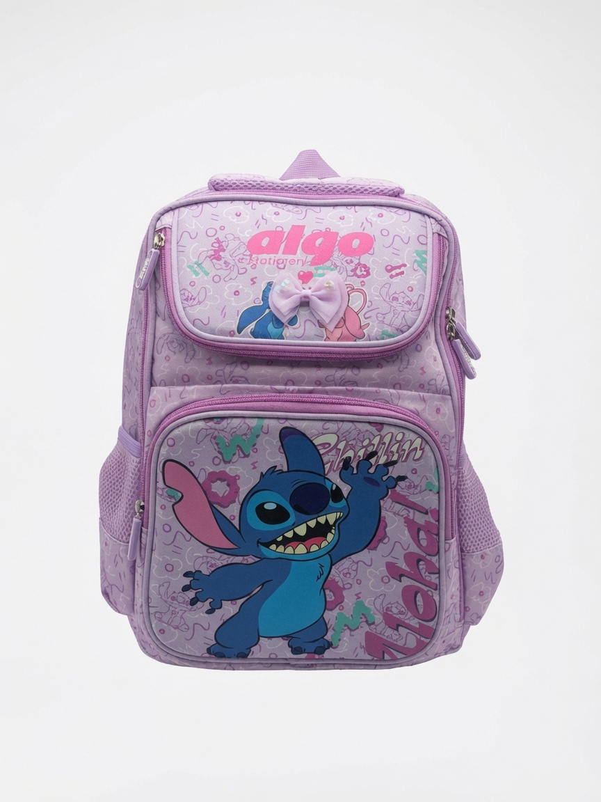 Sac à Dos Scolaire Imprimé Algo Stationery | Cartable Ergonomique à Thèmes Tendances