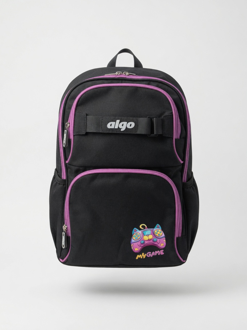 Sac à Dos Scolaire Compact Algo | Cartable Ergonomique avec Sangle Horizontale