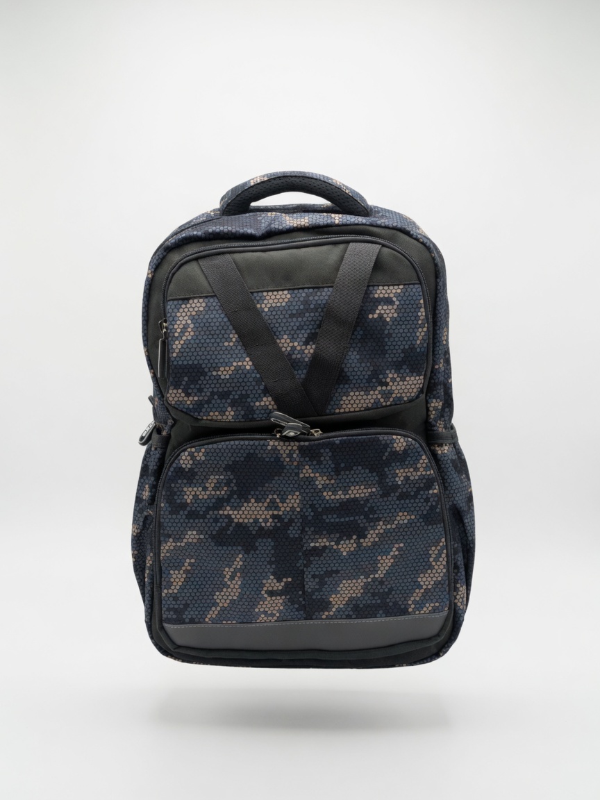 Sac à Dos Scolaire Ergonomique Algo | Cartable Imprimé avec Sangles Croisées en V