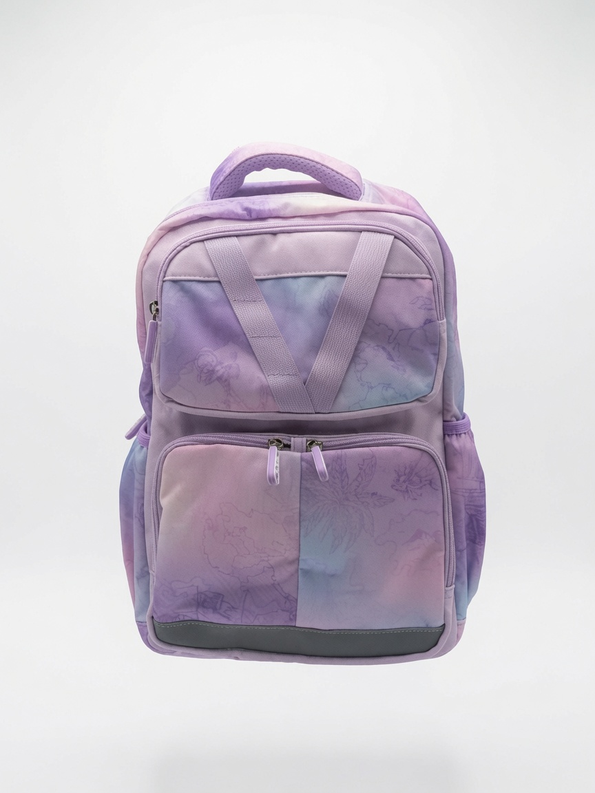 Sac à Dos Scolaire Ergonomique Algo | Cartable Imprimé avec Sangles Croisées en V