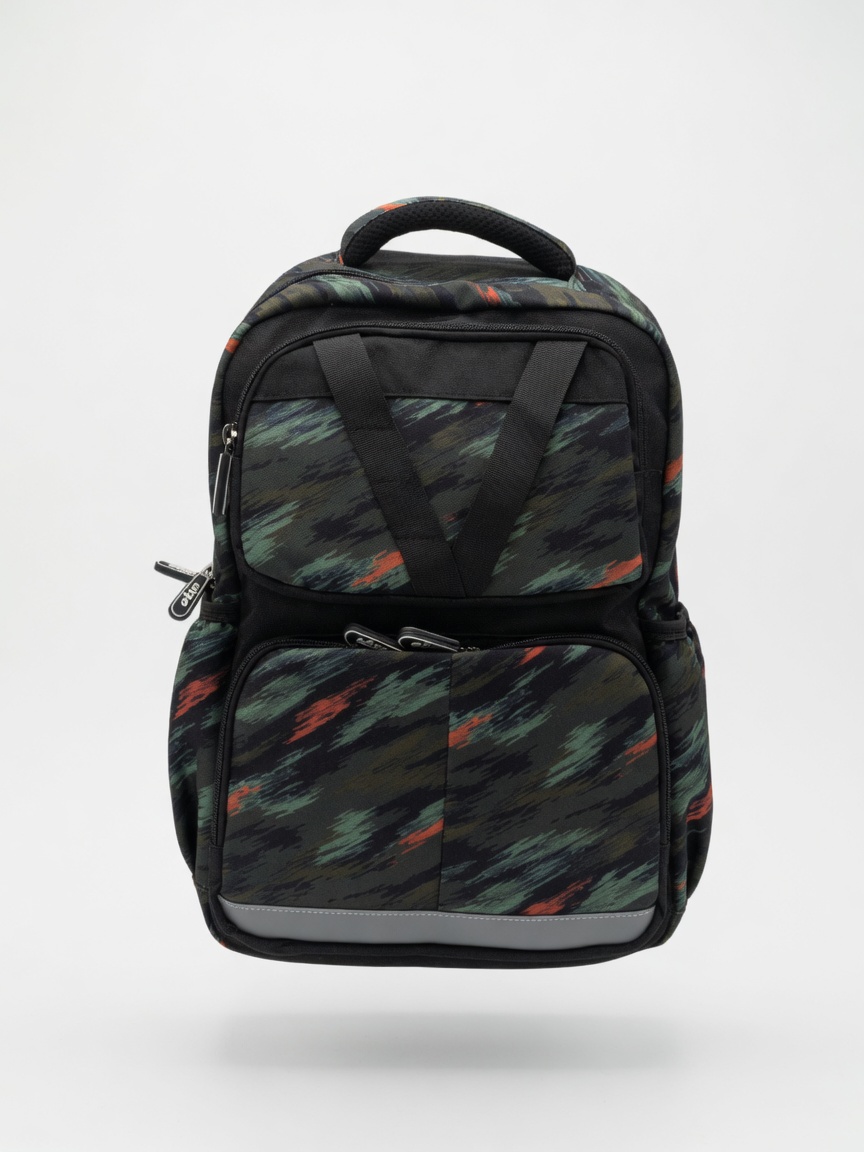 Sac à Dos Scolaire Ergonomique Algo | Cartable Imprimé avec Sangles Croisées en V