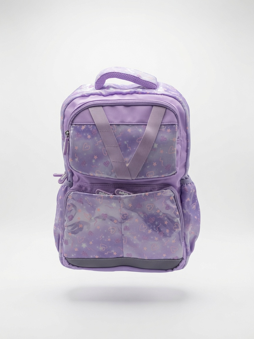 Sac à Dos Scolaire Ergonomique Algo | Cartable Imprimé avec Sangles Croisées en V