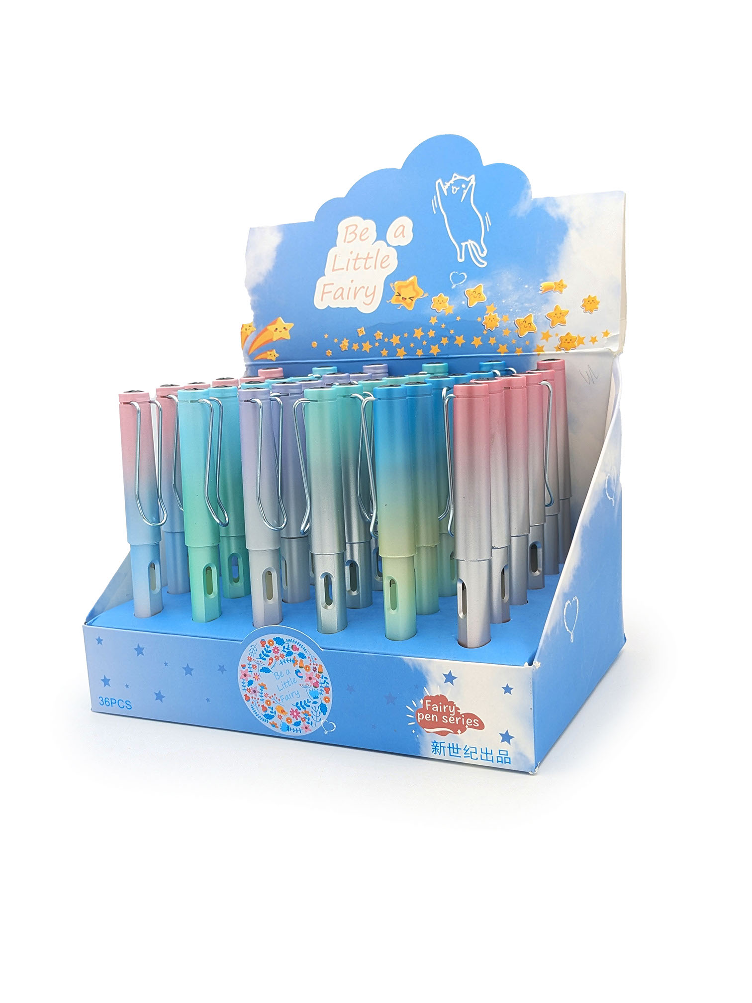 Crayon Éternel pastel Fairy Pen – présentoir de 36