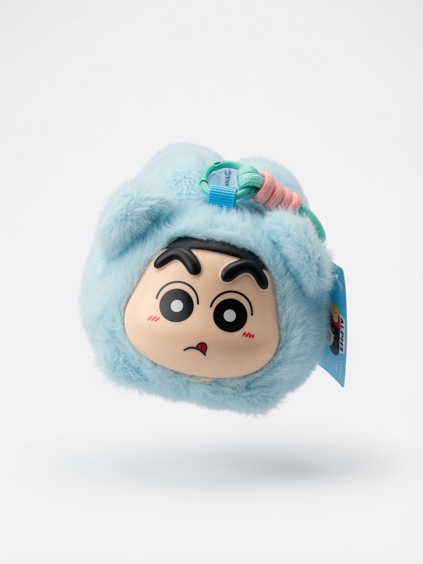 Trousse Scolaire en Peluche Shin-chan Algo | Plumier Enfant Personnage Kawaii