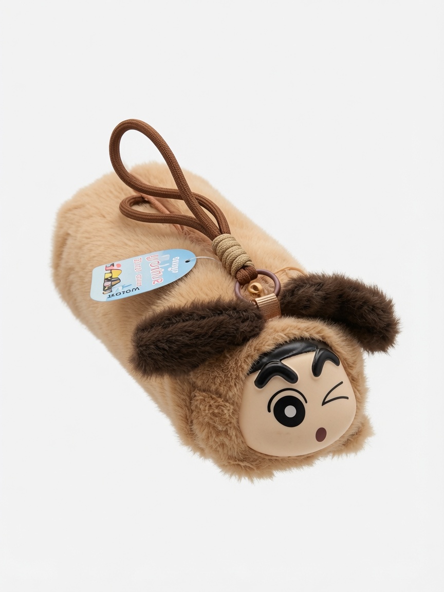 Trousse Scolaire en Peluche Shin-chan Algo | Plumier Enfant Personnage Kawaii
