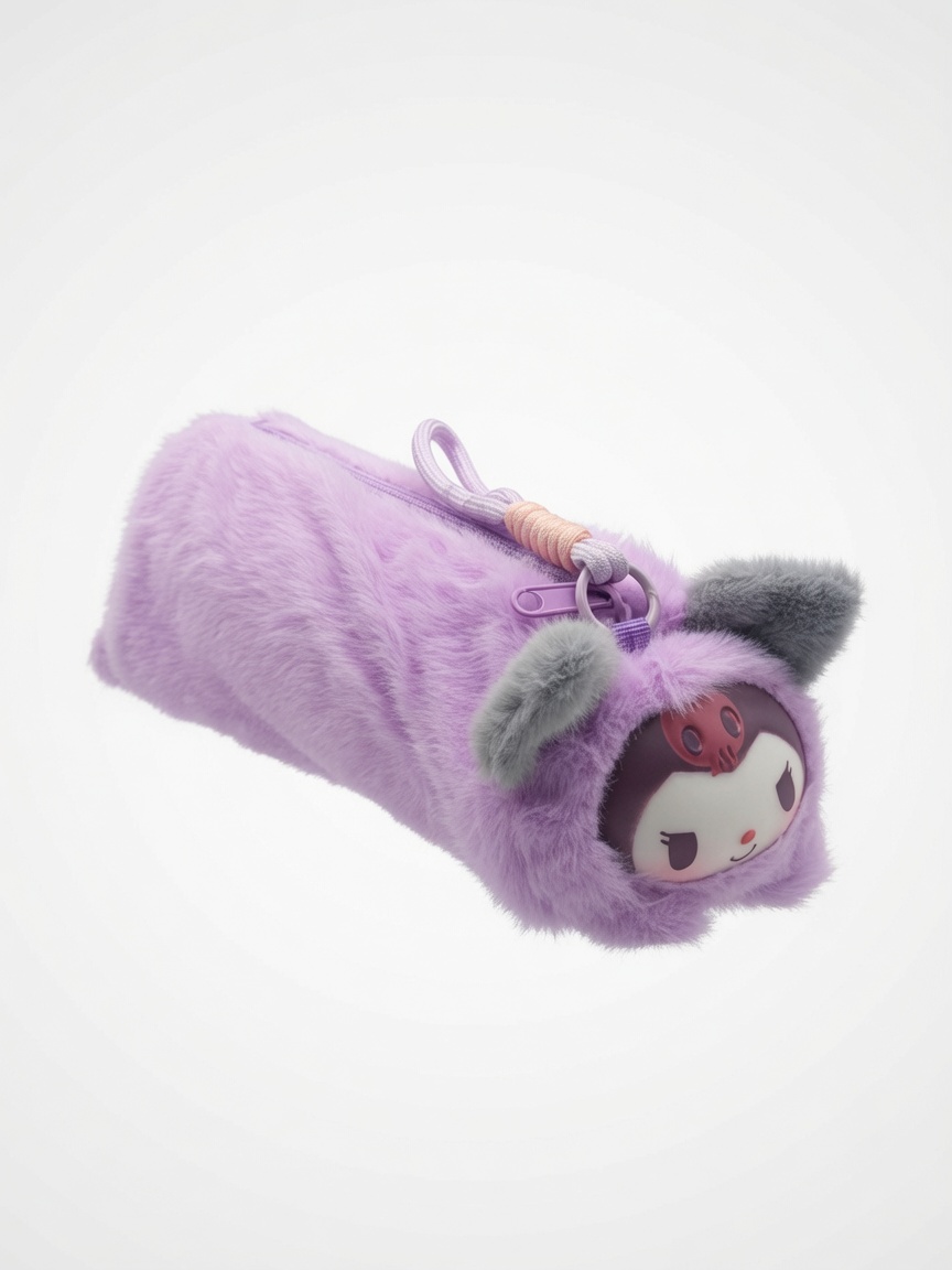 Trousse Scolaire en Peluche Kawaii Algo | Plumier Sanrio Personnages Animés