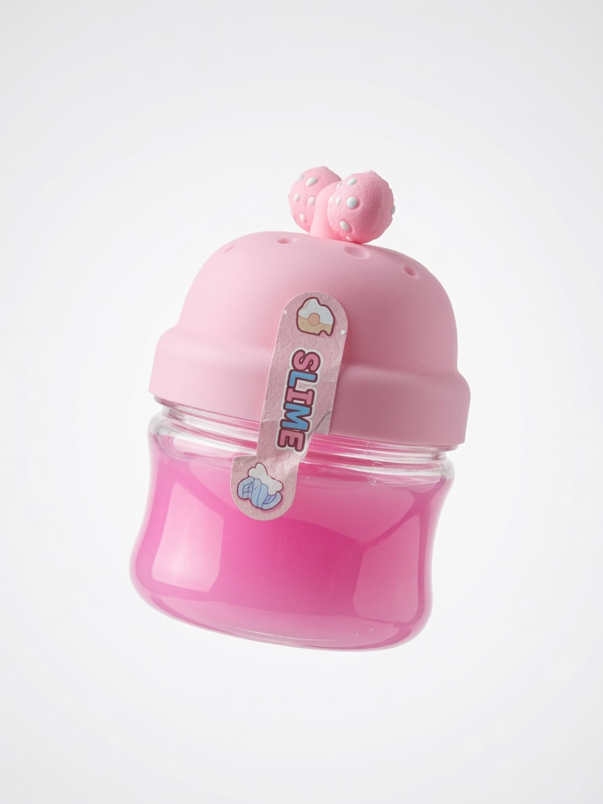 Pâte Slime Pastel AL4352 Algo Genius | Jouet Sensoriel Pot Kawaii à Nœud