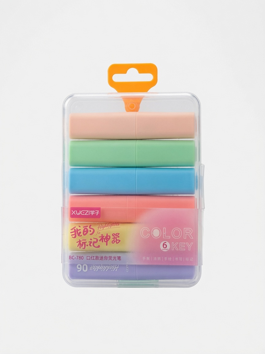 Pochette de 6 Feutres Surligneurs de Poche