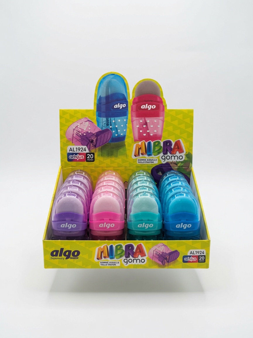 Taille-Crayon 2-en-1 avec Gomme Mibra Goma