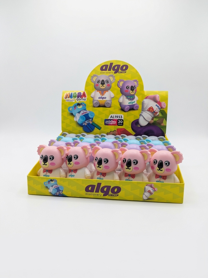 Taille-Crayon 2-en-1 avec Gomme Koala Mibra Goma