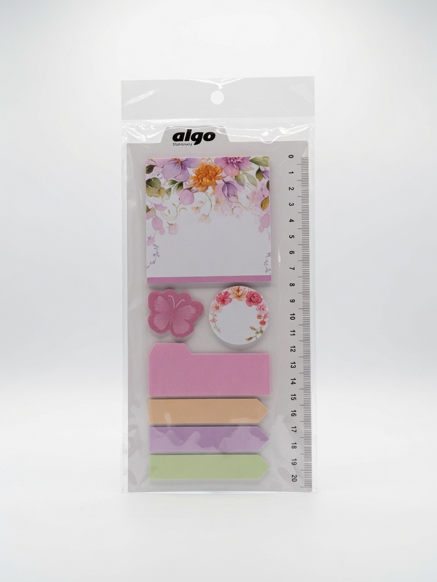 Set Notes Autocollantes Floral Algo