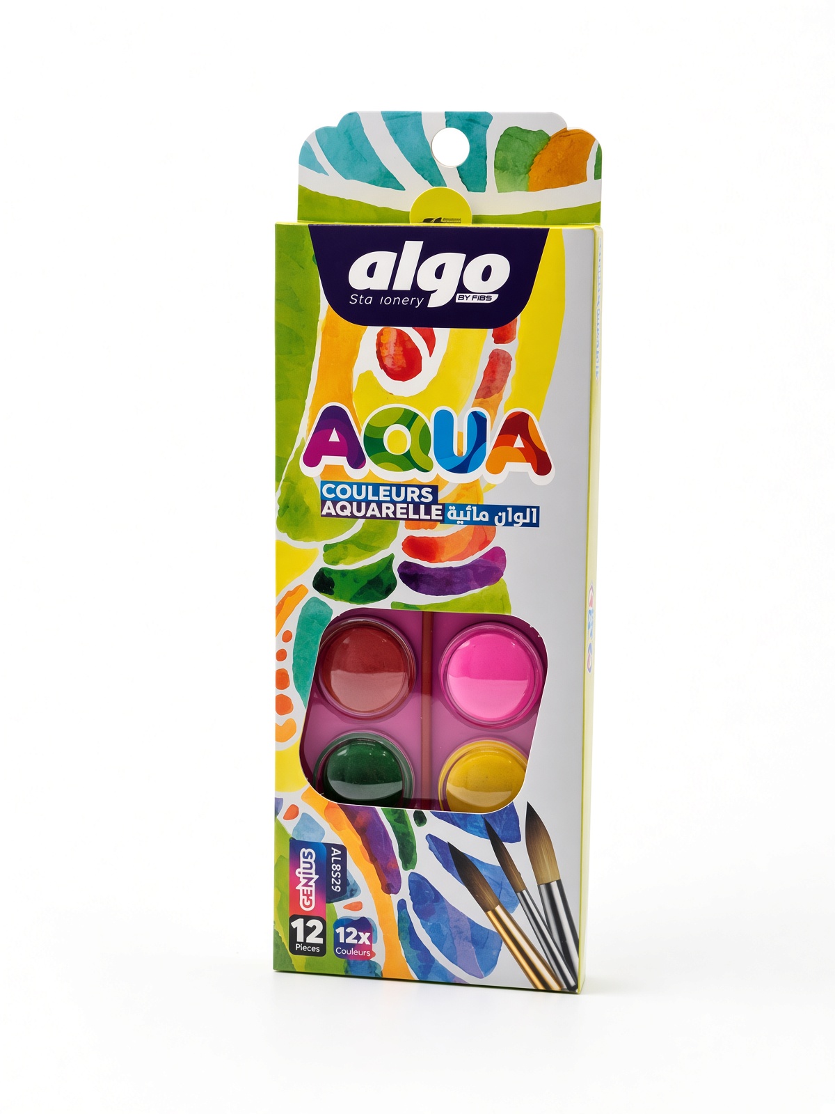 Set Aquarelle 12 Pastilles Algo Aqua Genius