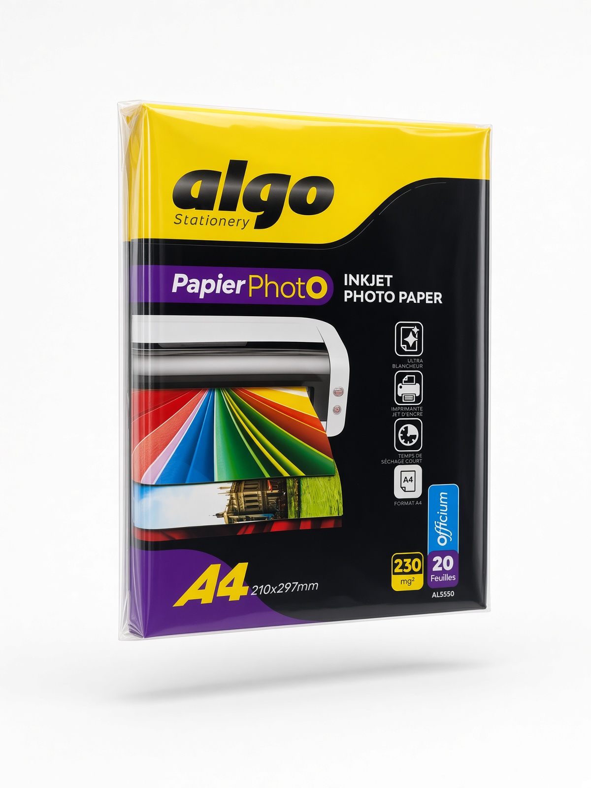 Papier Photo A4 Algo AL5550 230g 20 Feuilles