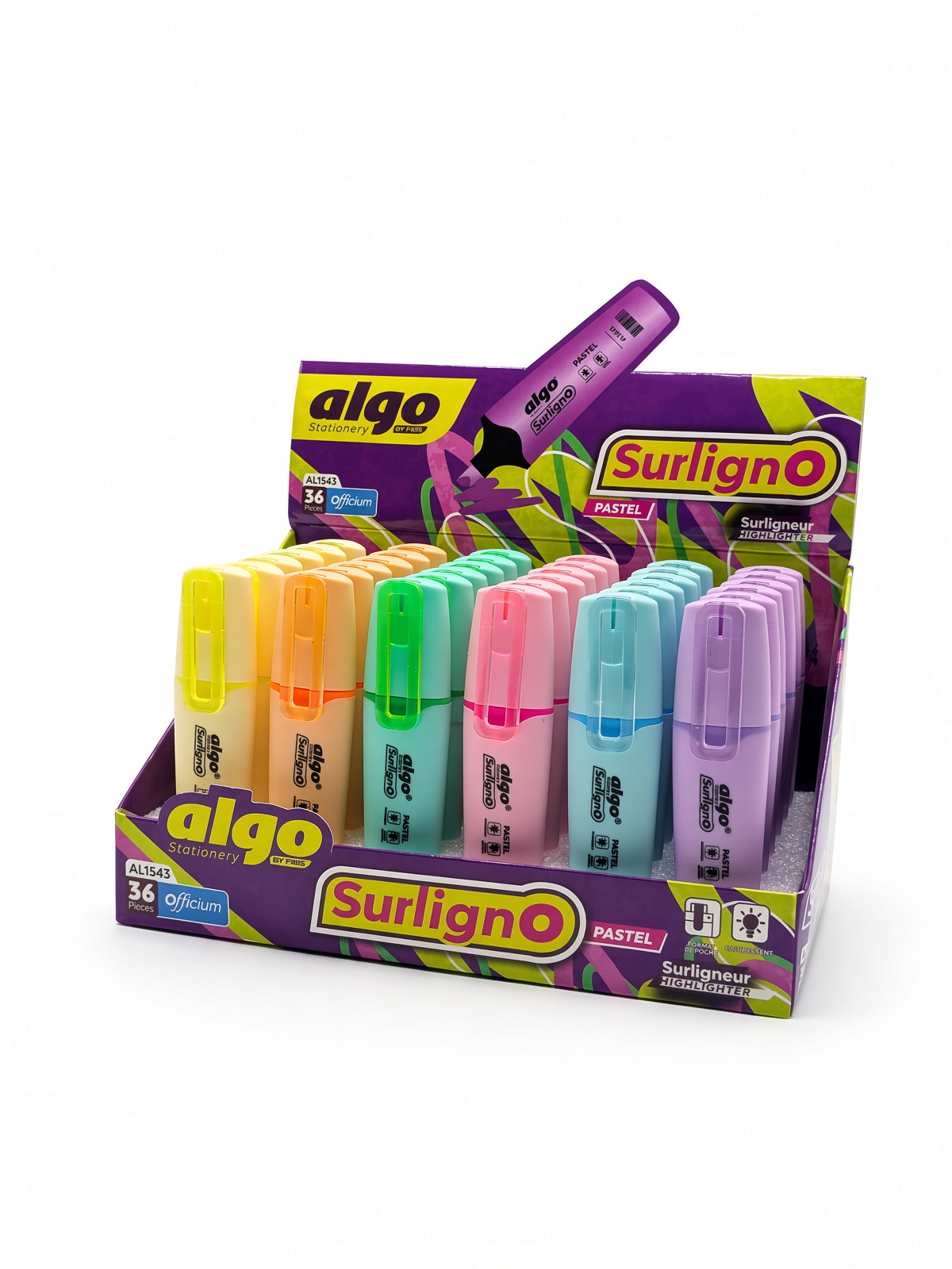 Surligneur de Poche Pastel Algo Surligno