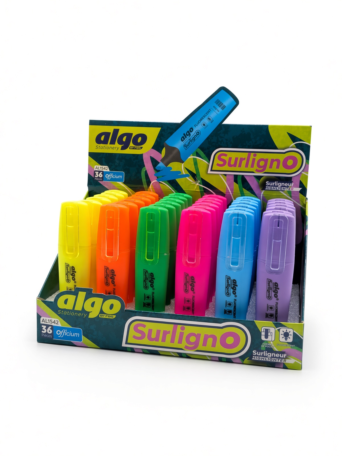 Surligneur Fluo Format Poche Algo Surligno