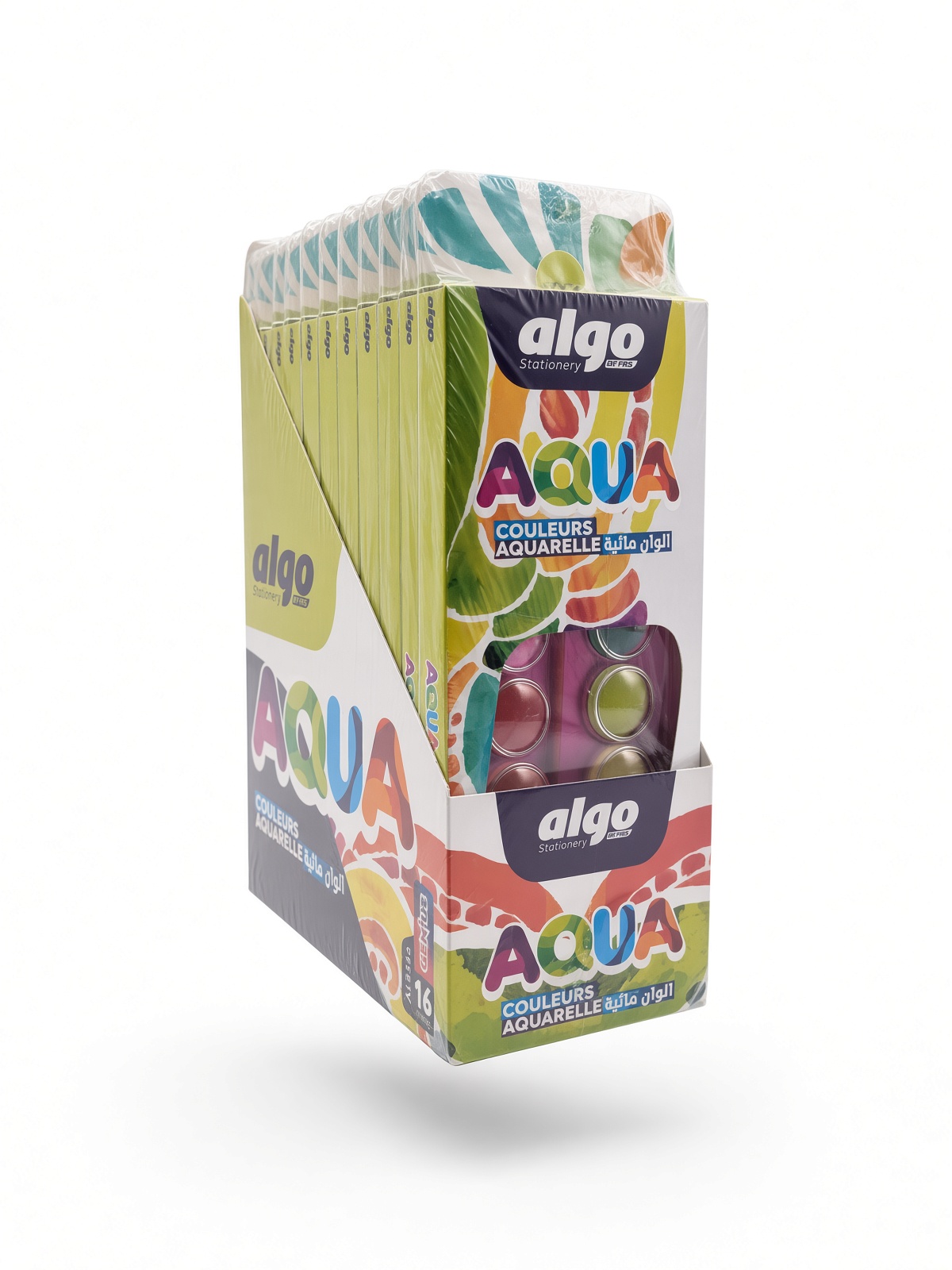 Peinture Aquarelle 16 Couleurs Algo Aqua