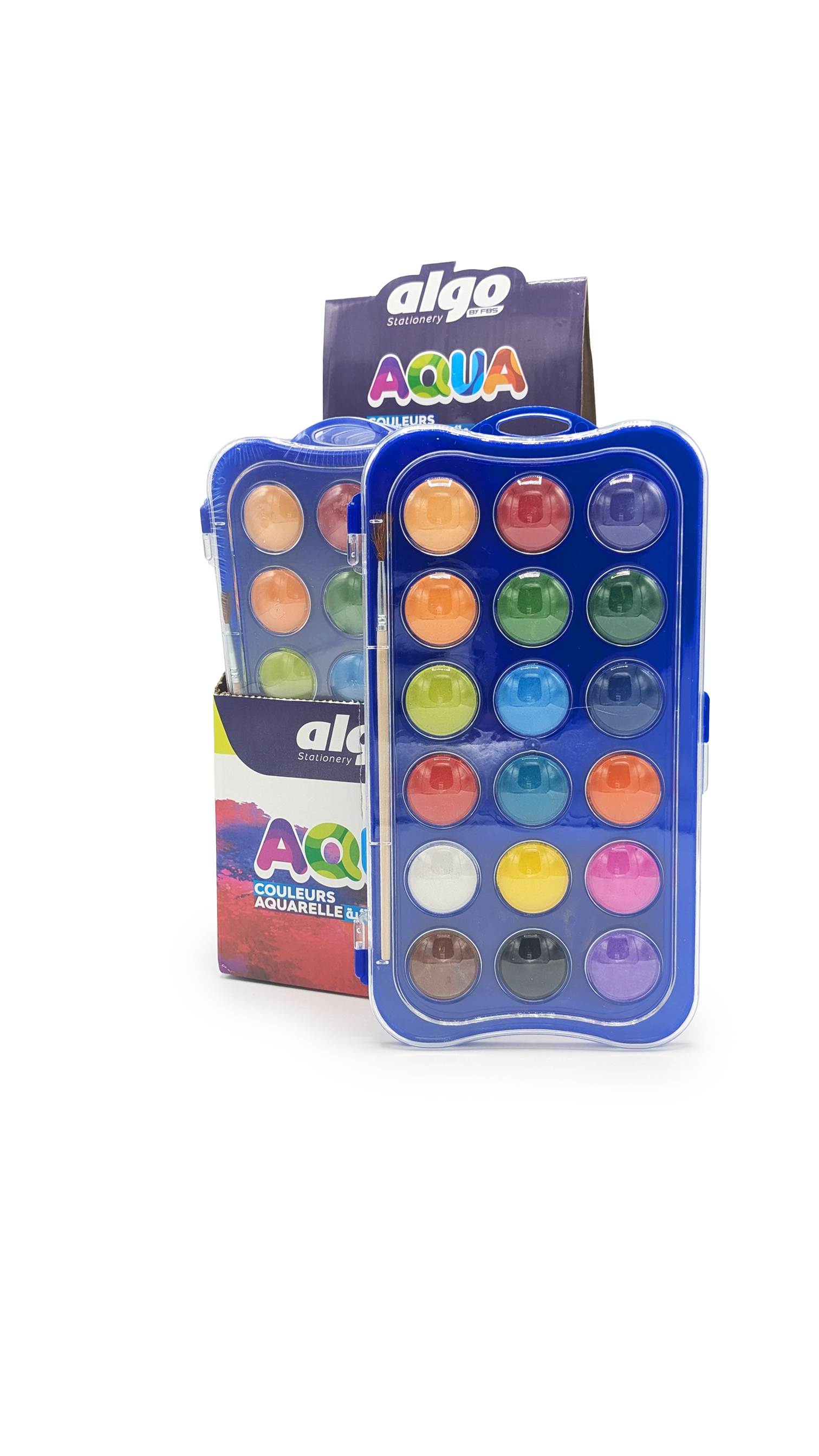 Palette aquarelle AQUA 12 couleurs Algo