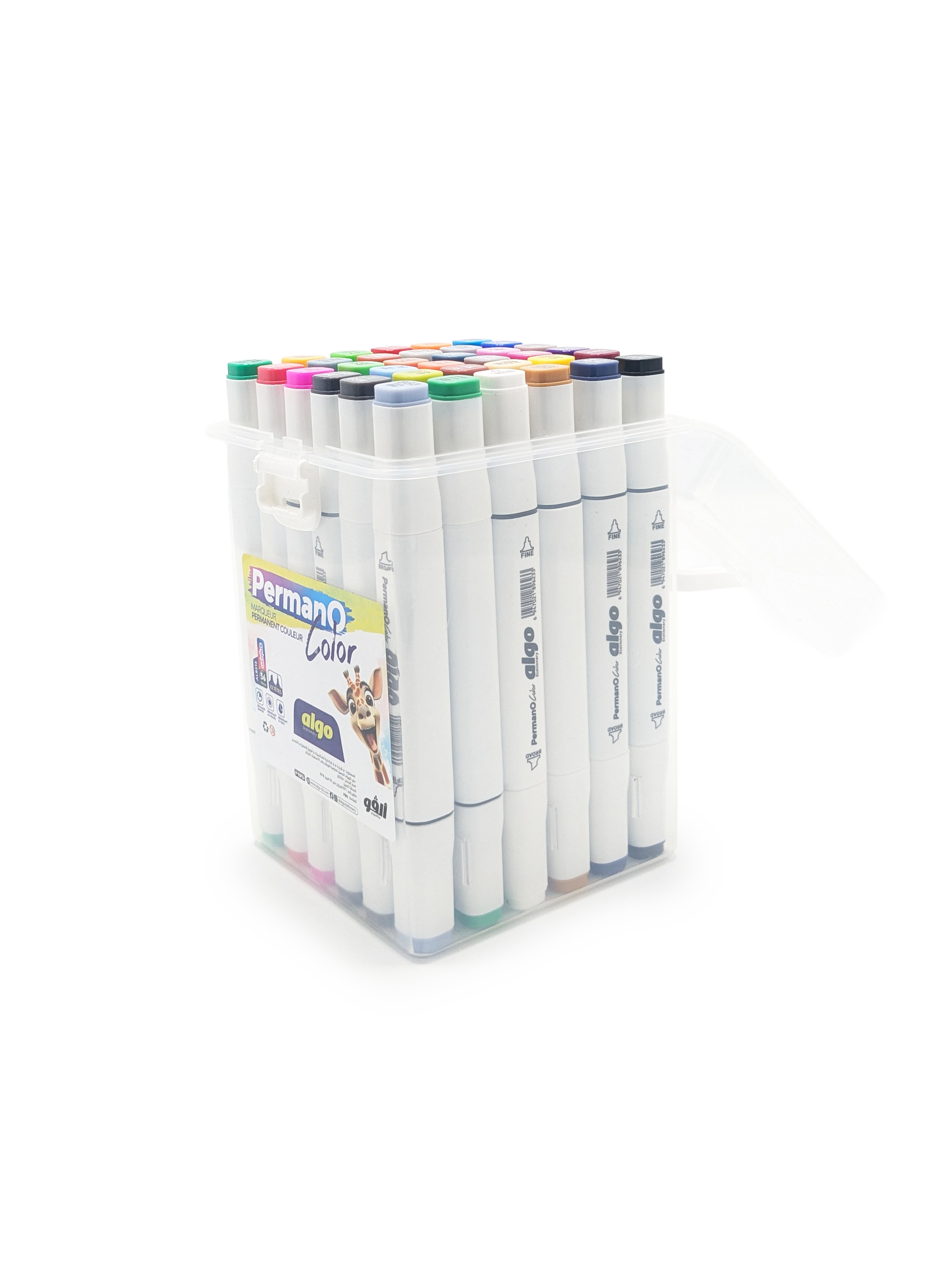 Marqueur permanent couleur Permano Color Algo – boîte de 36