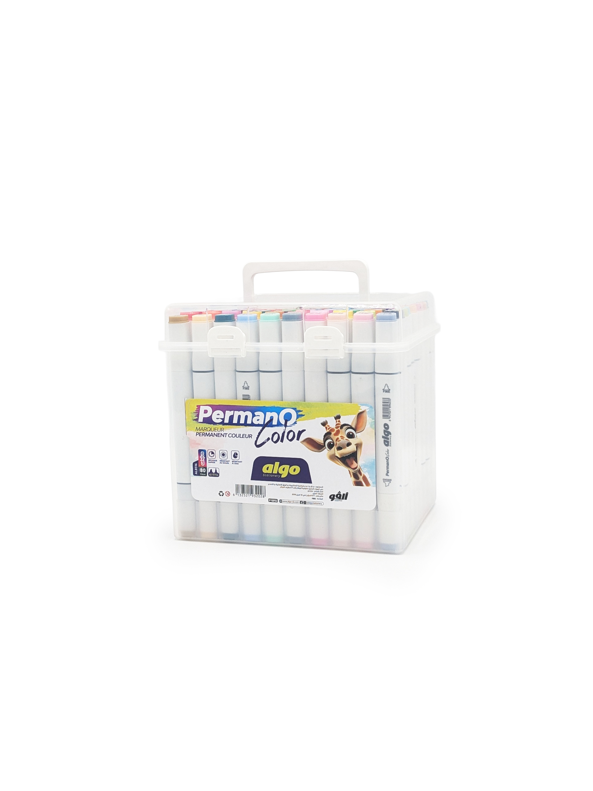 Marqueur permanent couleur Permano Color Algo – boîte de 60