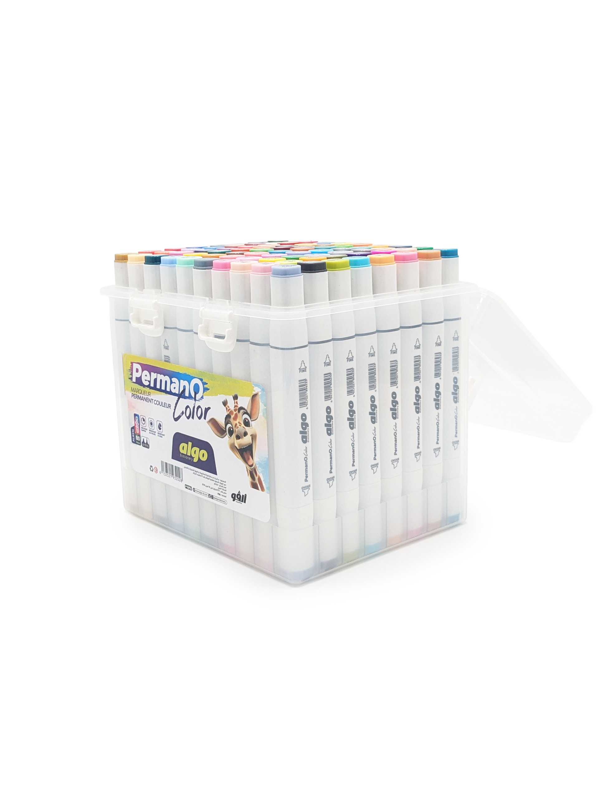 Marqueur permanent couleur Permano Color Algo – boîte de 60