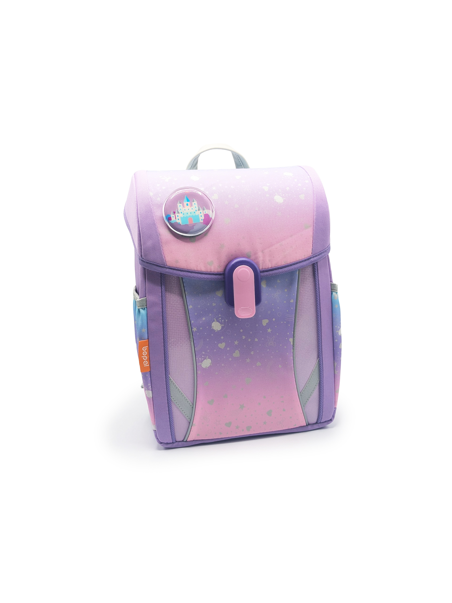 Sac à dos scolaire Bopai violet et rose