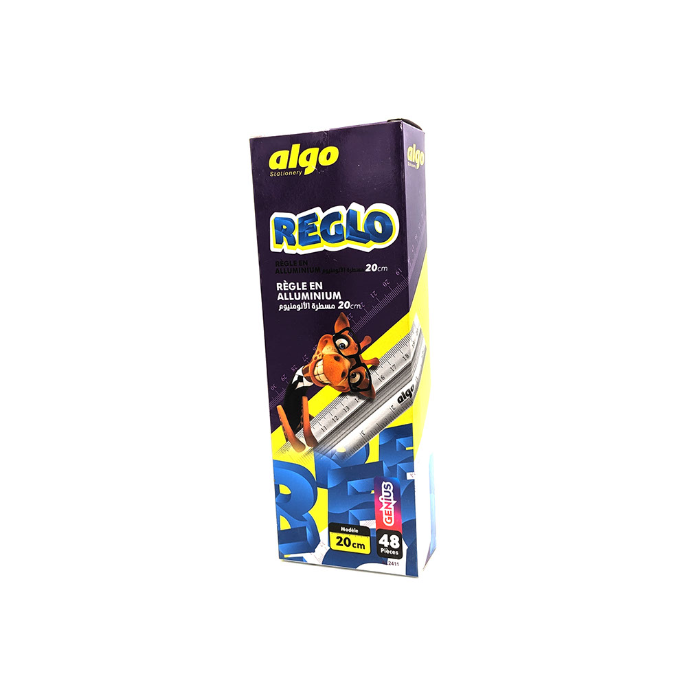 Règle en aluminium Algo Reglo 20 cm 