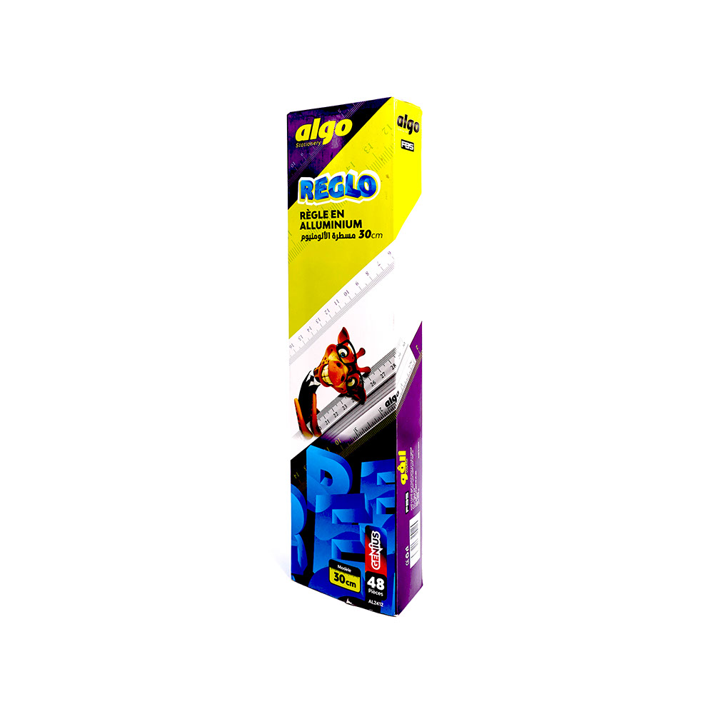 Règle en aluminium Algo Reglo 30 cm