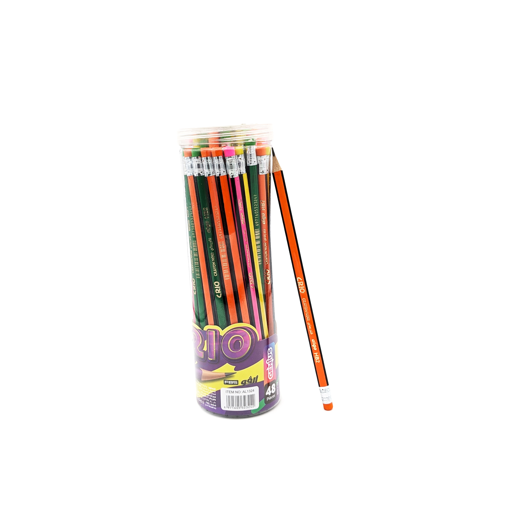Crayon graphite HB2 Algo CRIO – tube de 48