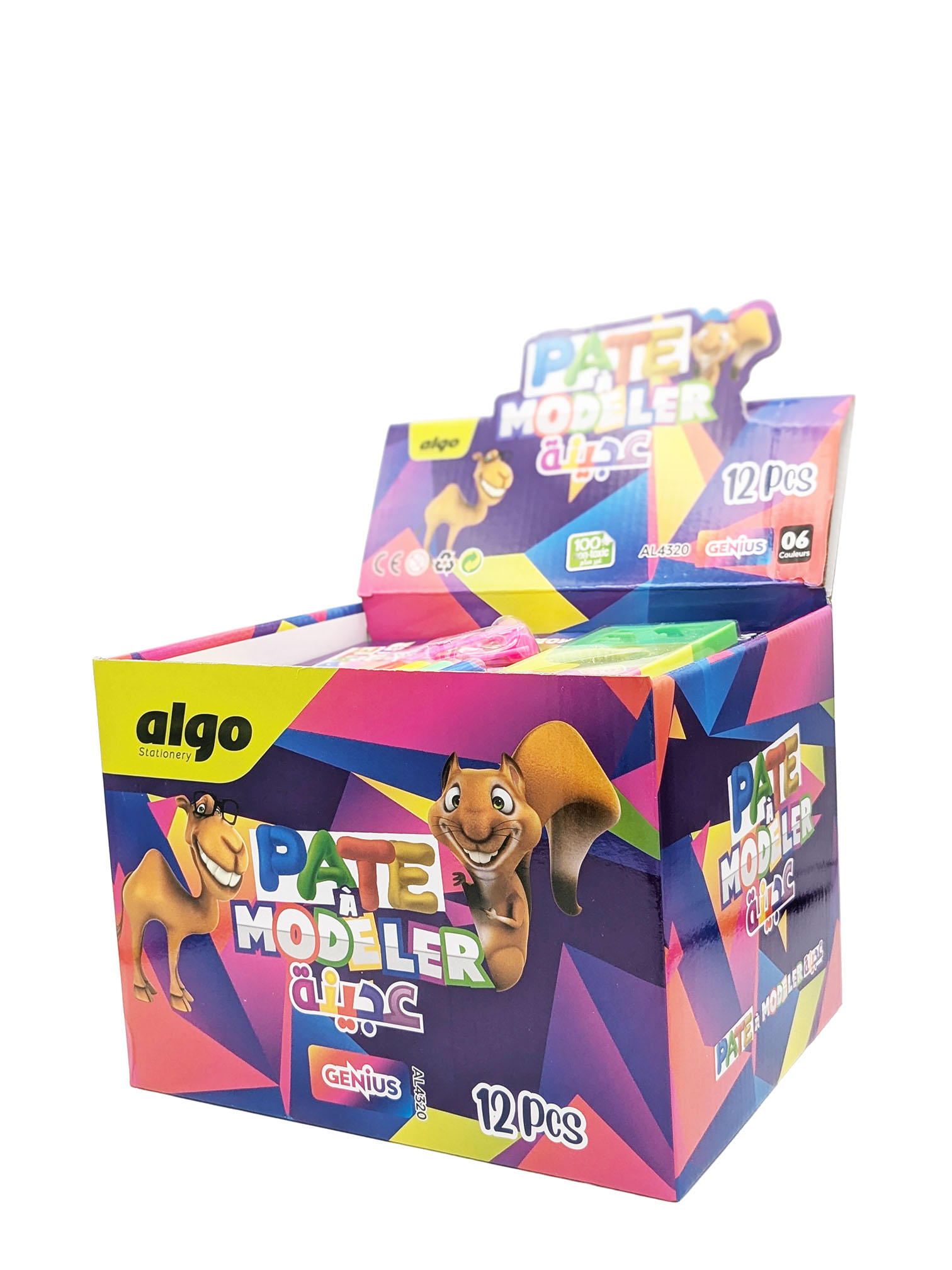 Pâte à modeler 6 Couleurs