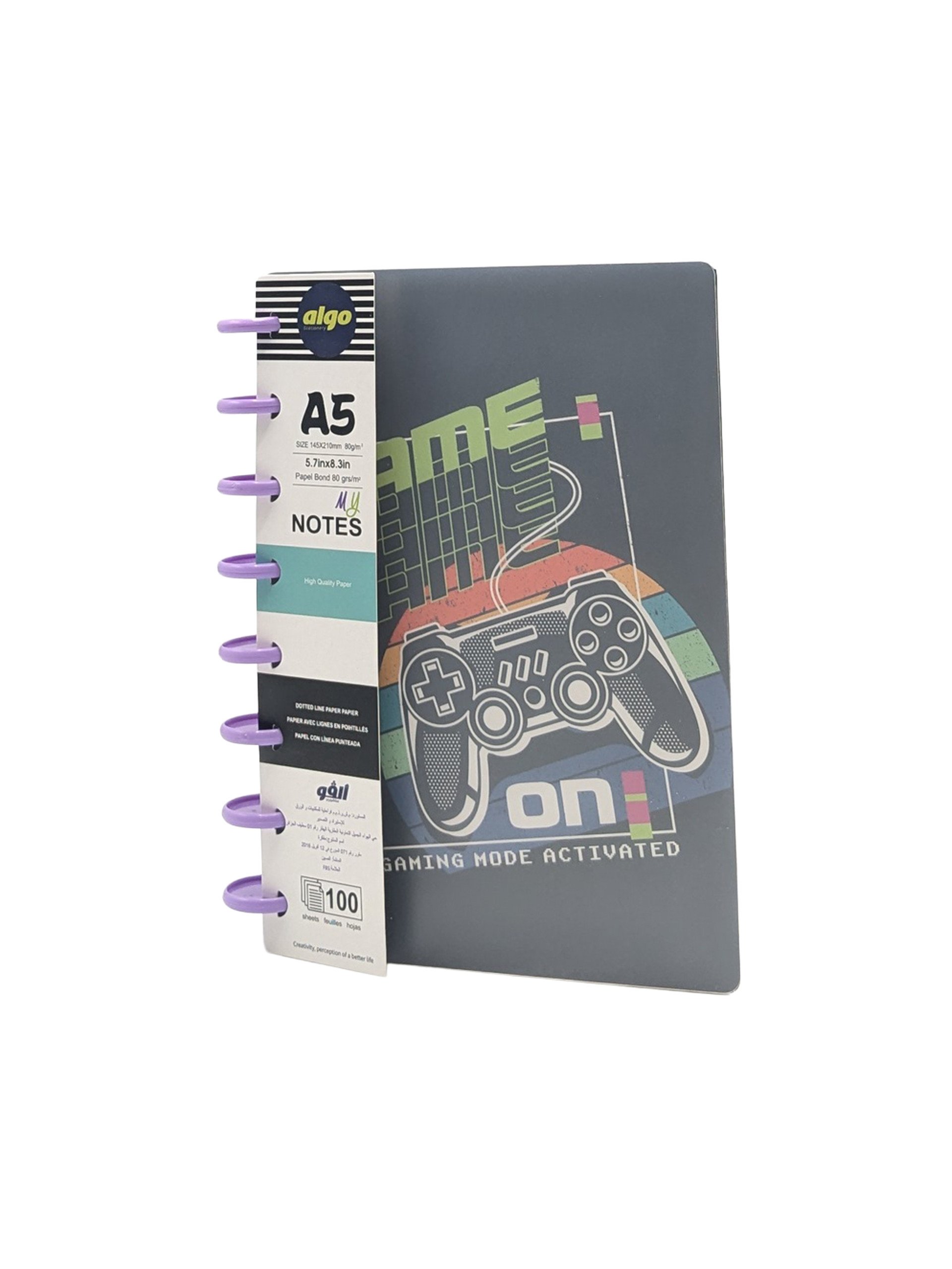 Carnet à disques Algo A5 Souple