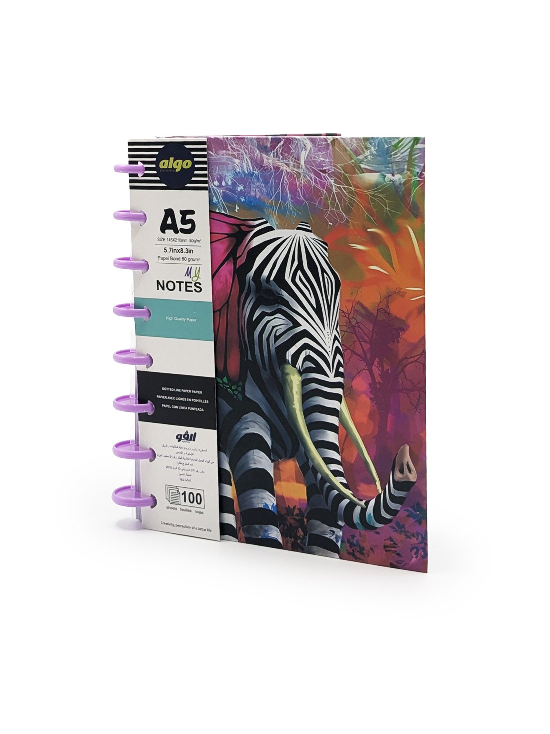 Carnet à disques Algo A5 Rigide