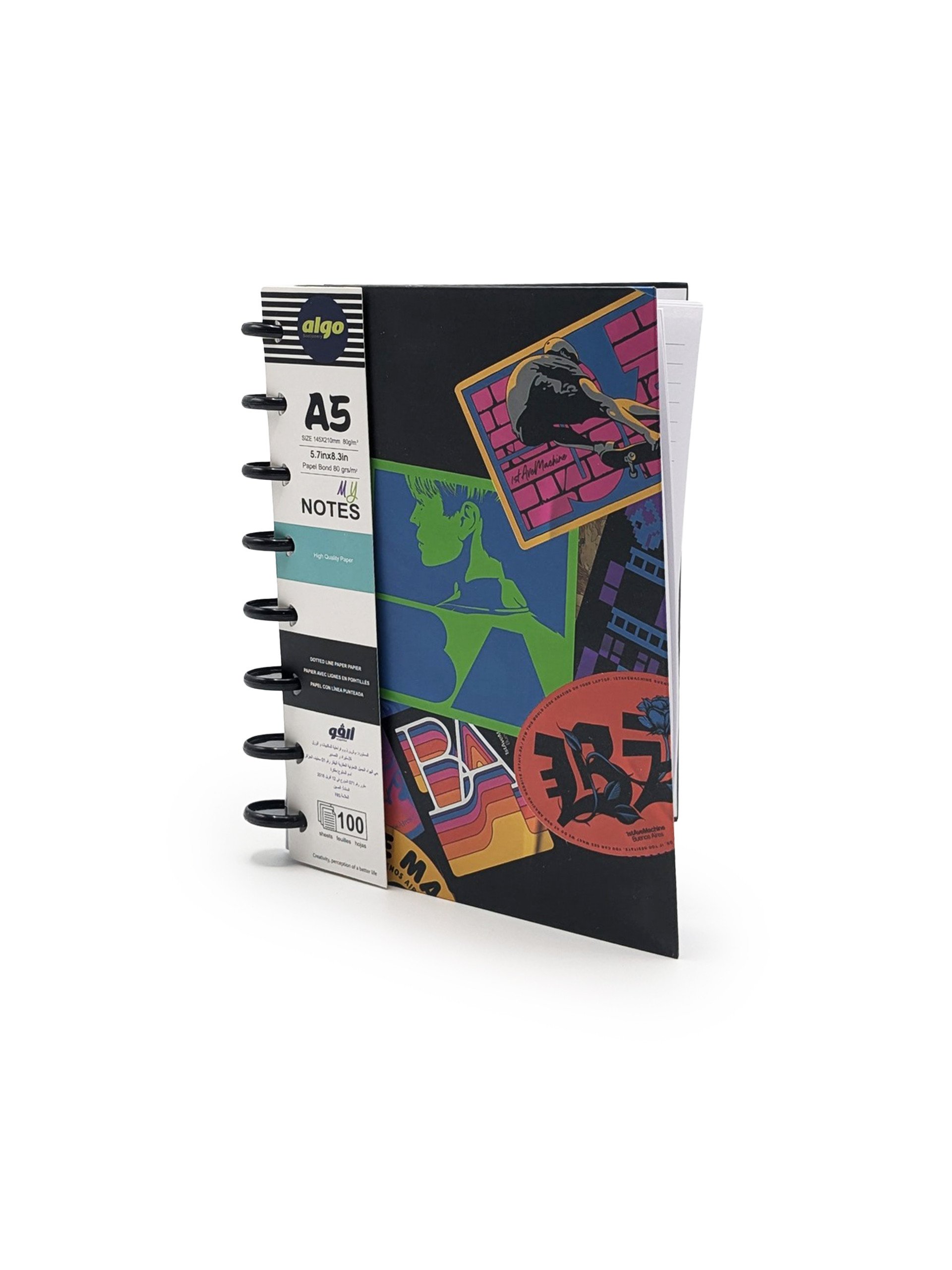 Carnet à disques Algo A5 Rigide