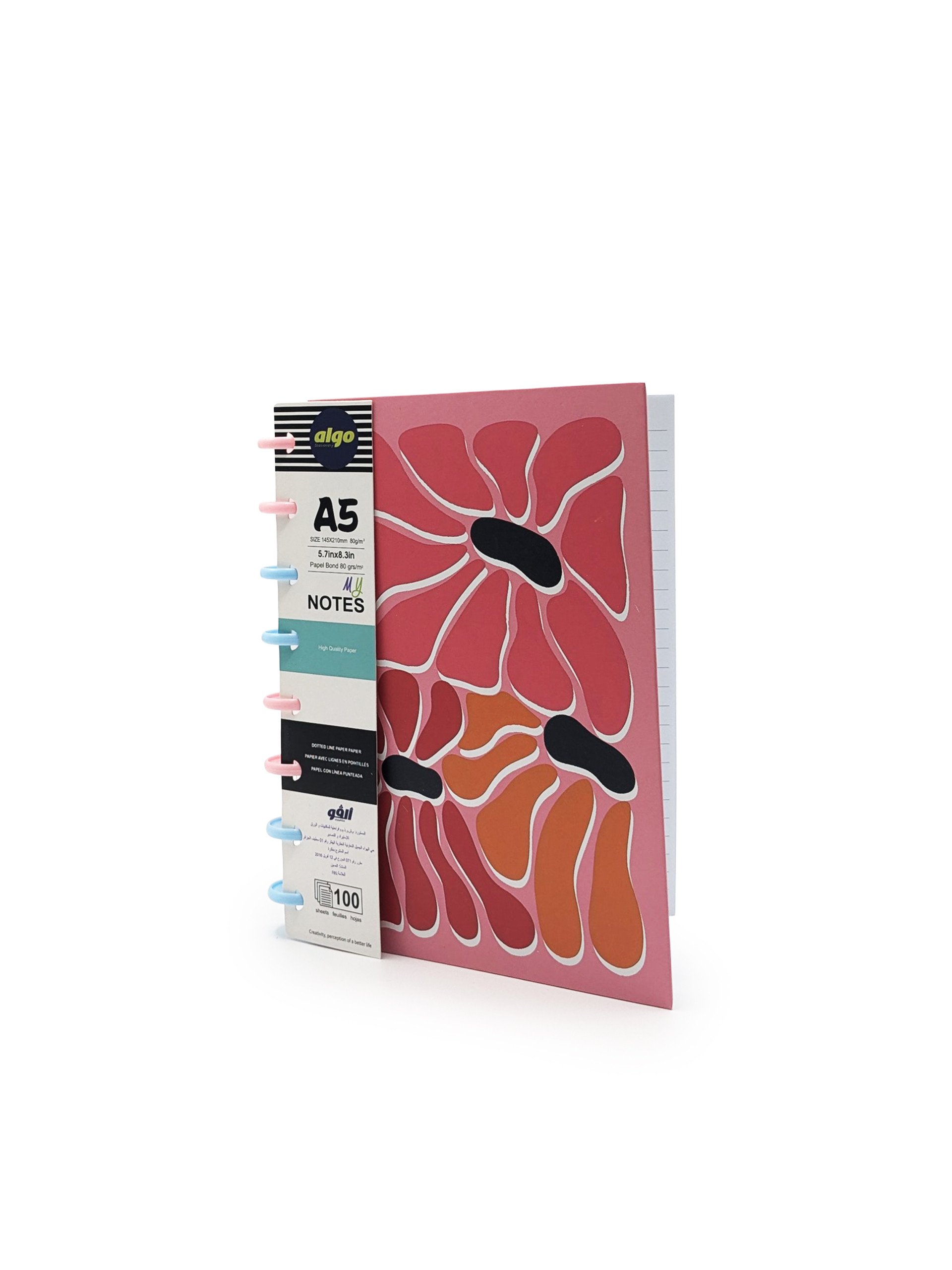 Carnet à disques Algo A5 Rigide